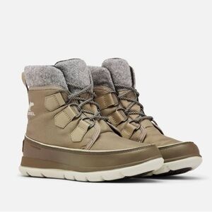 Sorel Tan and Gray Winter Boots